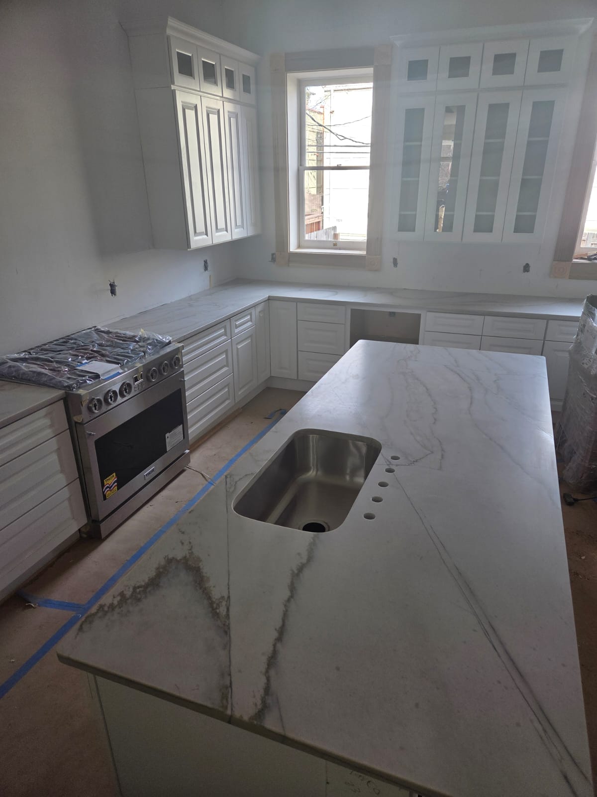 Granite kitchen counter